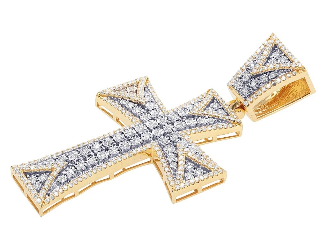 DIAMOND CROSS PENDANT - 2