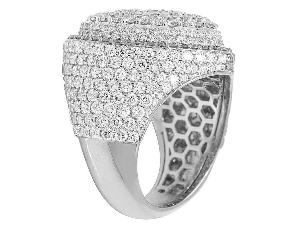DIAMOND HEART PINKY RING - 4