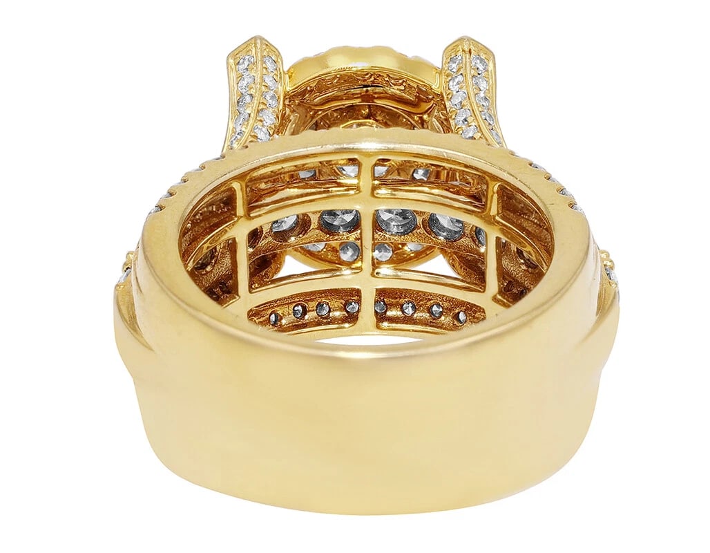 DIAMOND CLUSTER ENGAGEMENT RING - 2