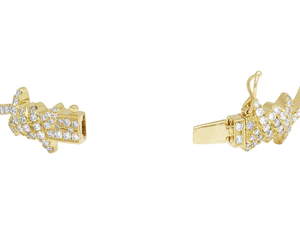 THORN DESIGNED DIAMOND BRACELET - 4