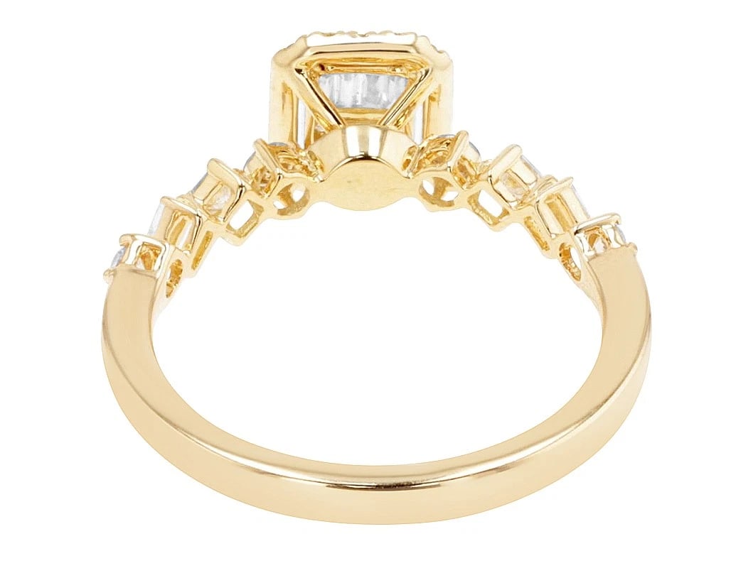 MULTI SHAPE SOLITAIRE DIAMOND ENGAGEMENT RING - 5