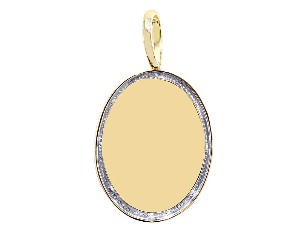2 ROW OVAL SHAPE MEMORY PICTURE PENDANT - 3