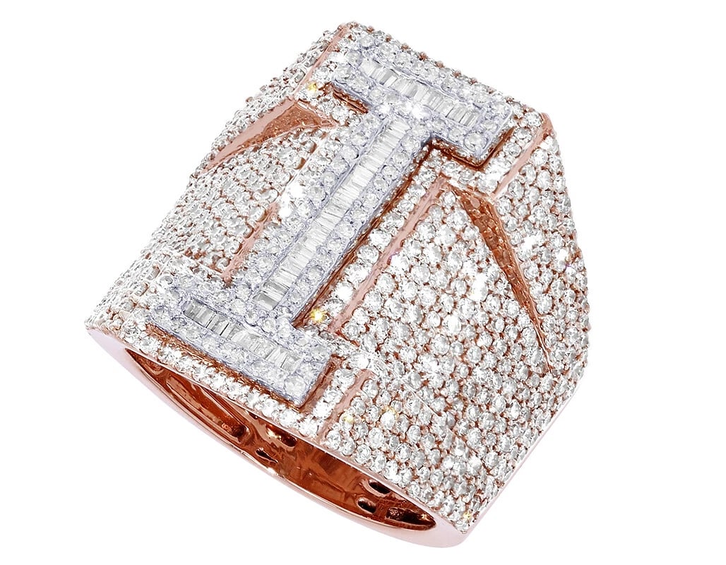 INITIAL DIAMOND RING - 5