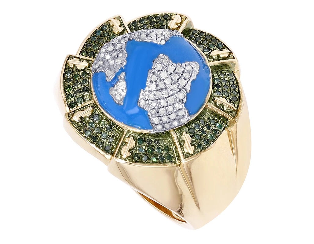 GLOBE DIAMOND RING - 2