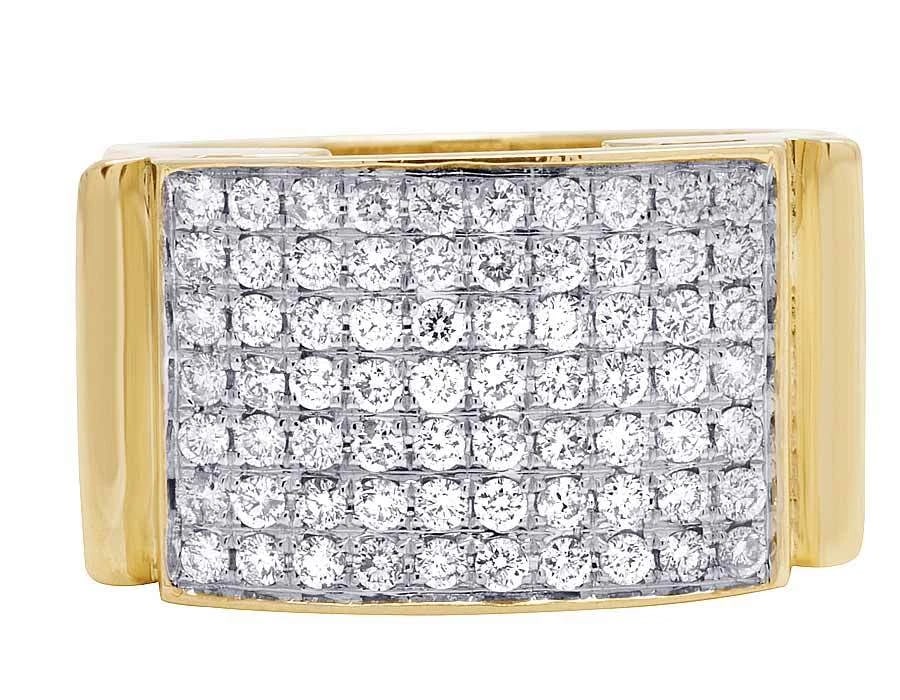 DIAMOND PAVE SET STATEMENT WEDDING RING - 2