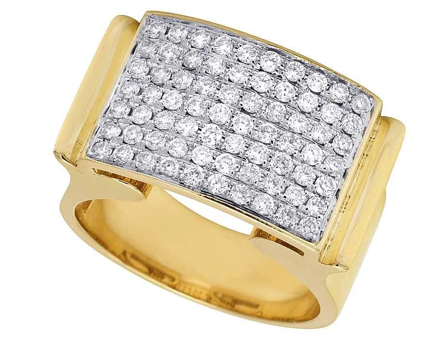 DIAMOND PAVE SET STATEMENT WEDDING RING - 3