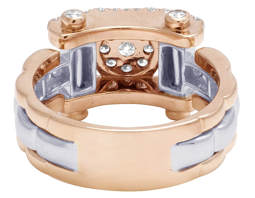 CLUSTER DIAMOND PINKY RING - 5