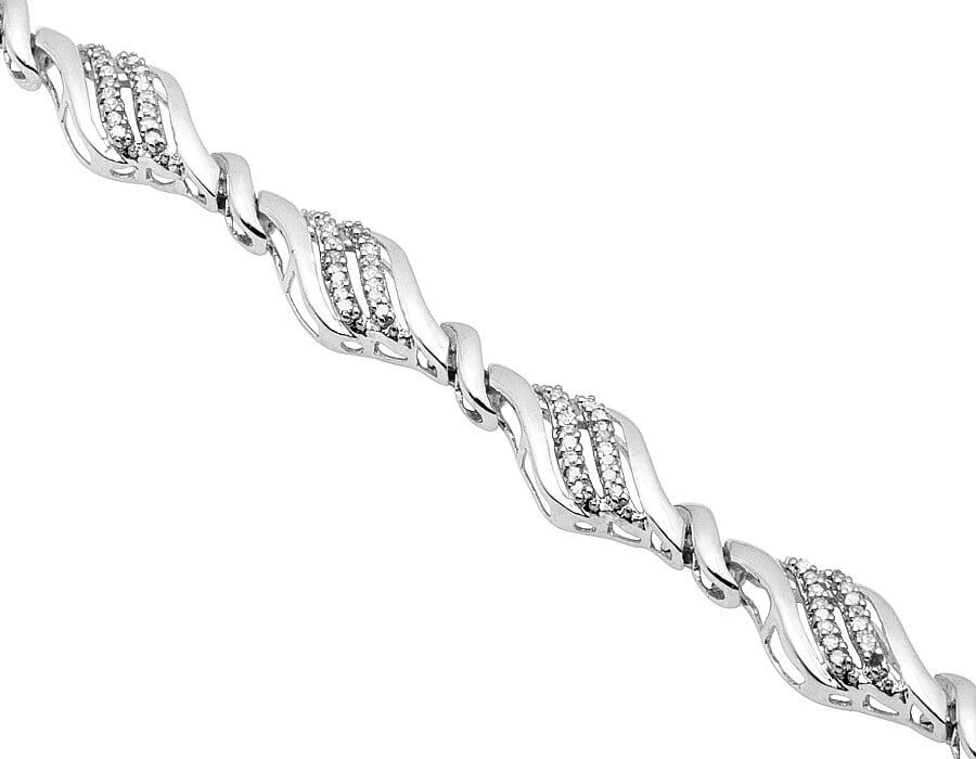 DIAMOND TWISTED DESIGNER CUSTOM BRACELET - 3