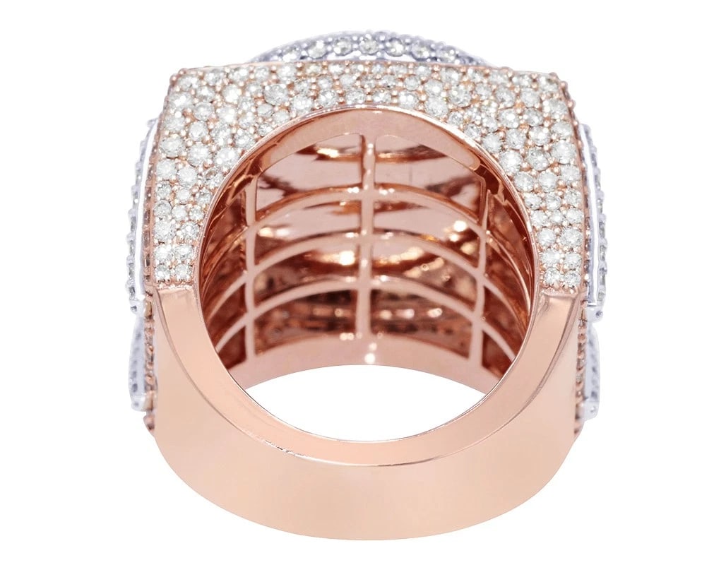 MEMORY FRAME DIAMOND PINKY RING GOLD - 7