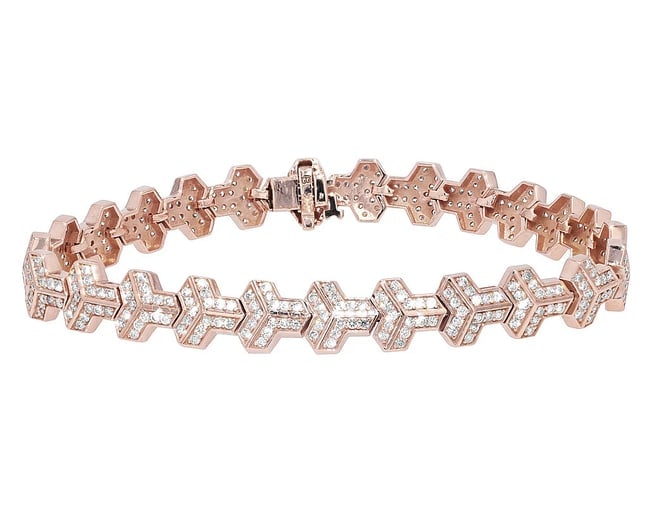 ROW DIAMOND Y-LINK BRACELET 10K GOLD: Row Diamond Y-Link Bracelet 10K Gold Brand: None Type/Style: Bracelet Material: 10K Gold, Main Stone/Creation NATURAL Color: GOLD Size: Dimension W 9mm , L 8" Accessories: None Accessories