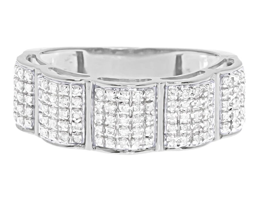 WAVY WEDDING RING BAND10K WHITE GOLD: Wavy Wedding Ring Band10K White Gold Brand: None Type/Style: Ring Material: 14K Yellow Gold, Main Stone/Creation Natural Color: Yellow Gold Size: Dimension 1.75 Accessories: None Accessories Notice: