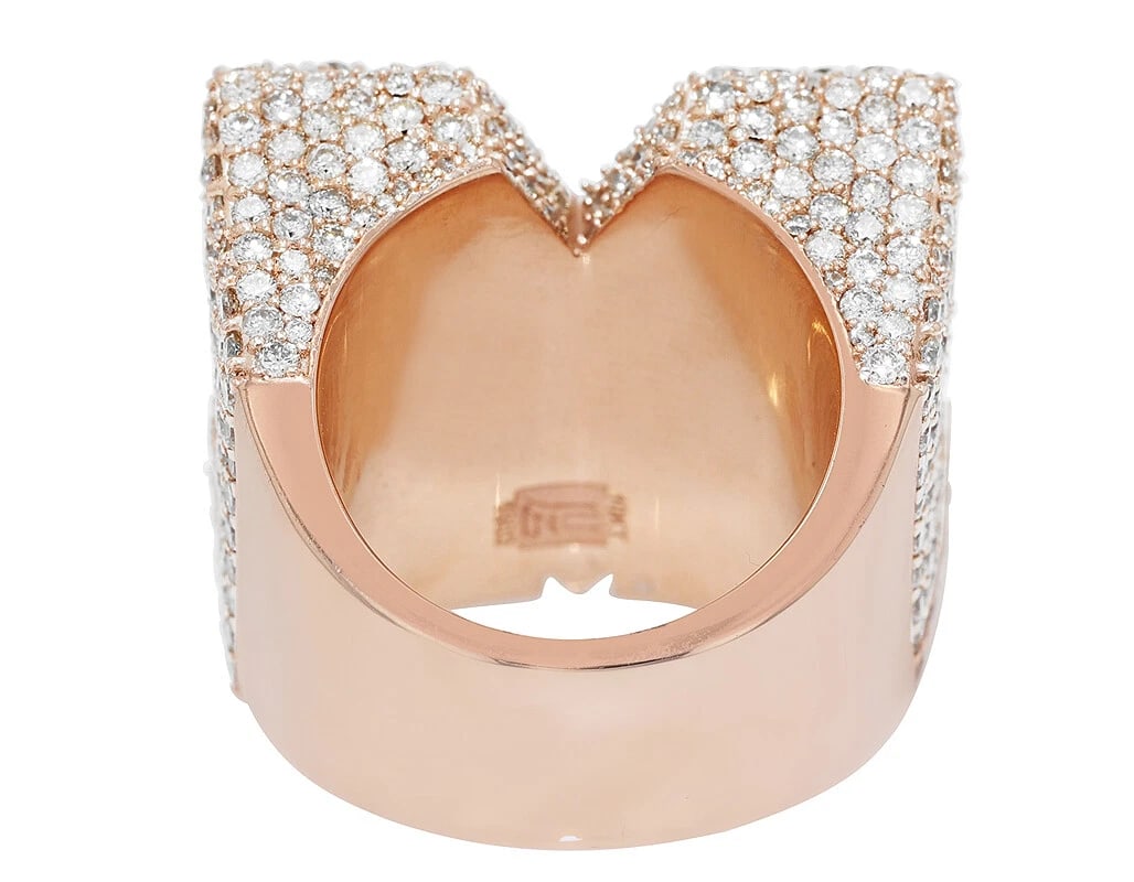 M INITIAL EGL DIAMOND RING - 4