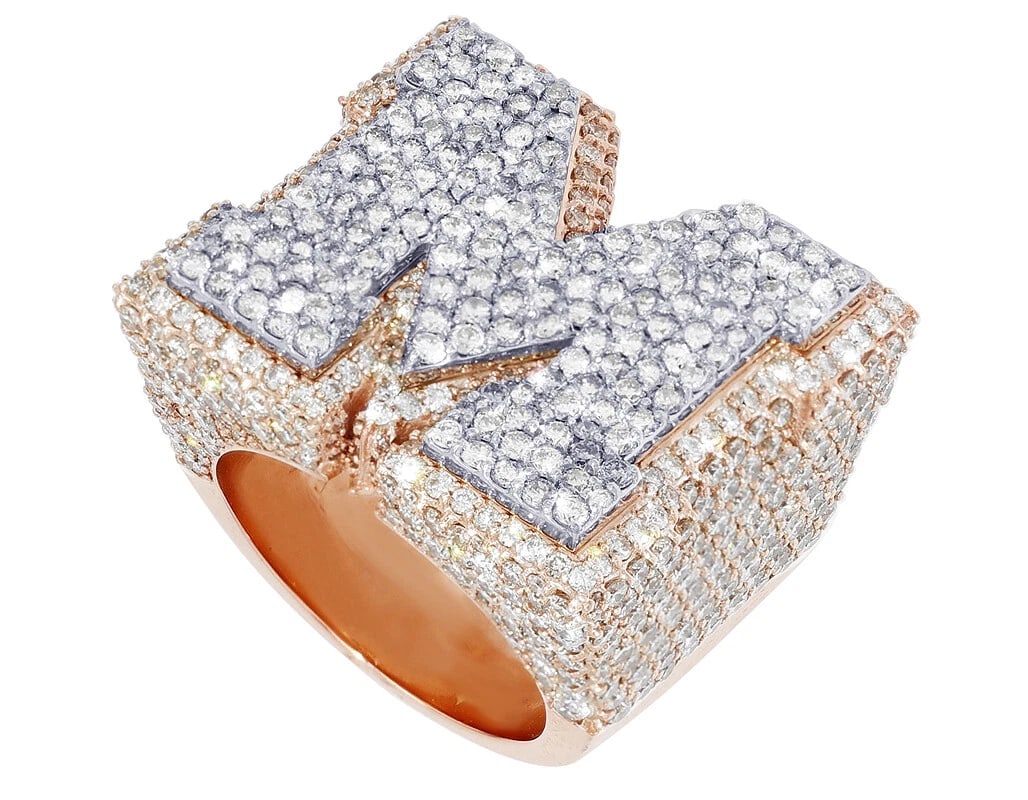 M INITIAL EGL DIAMOND RING - 5