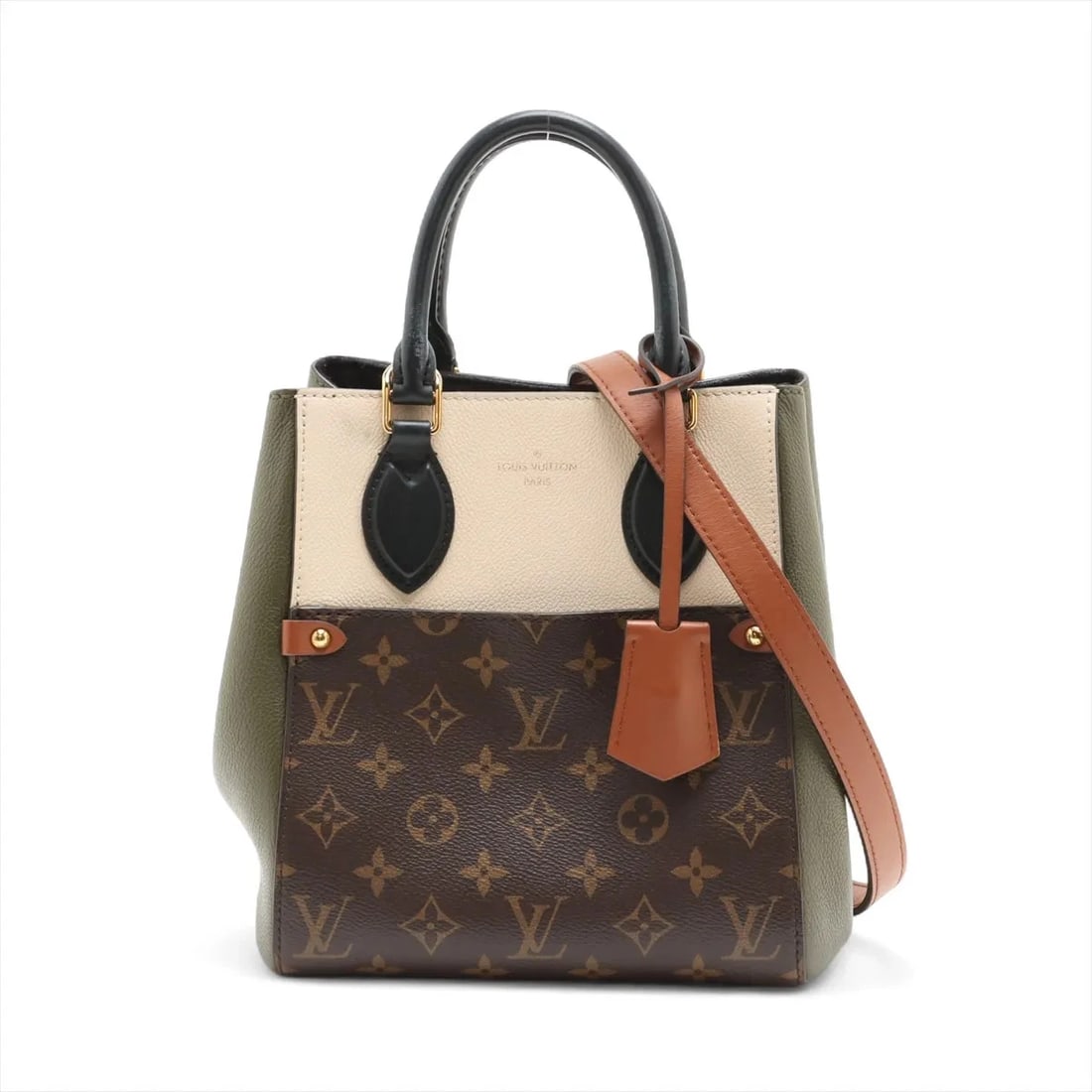 LOUIS VUITTON MONOGRAM FOLD TOTE PM HANDBAG (1 of 7)