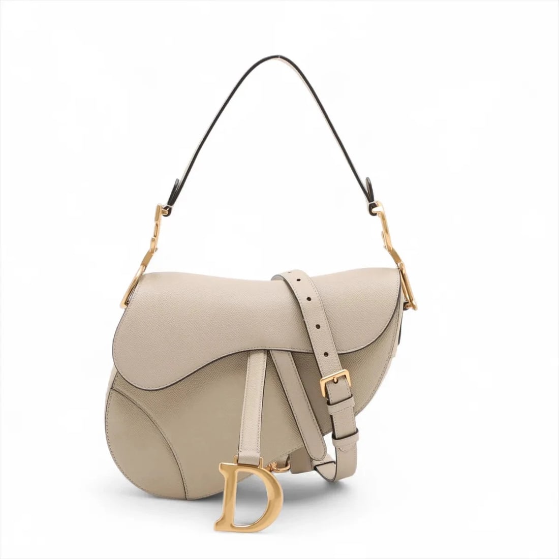 CHRISTIAN DIOR SADDLE BAG LEATHER 2 WAY SHOULDER BAG SHOULDER BAG: Christian Dior Saddle Bag Leather 2 Way Shoulder Bag Shoulder bag Brand: Christian Dior Type/Style: Shoulder bag Material: Leather Color: Beige Size: Height:7.9inch Length:9.1inch Depth:2.8inch Handle