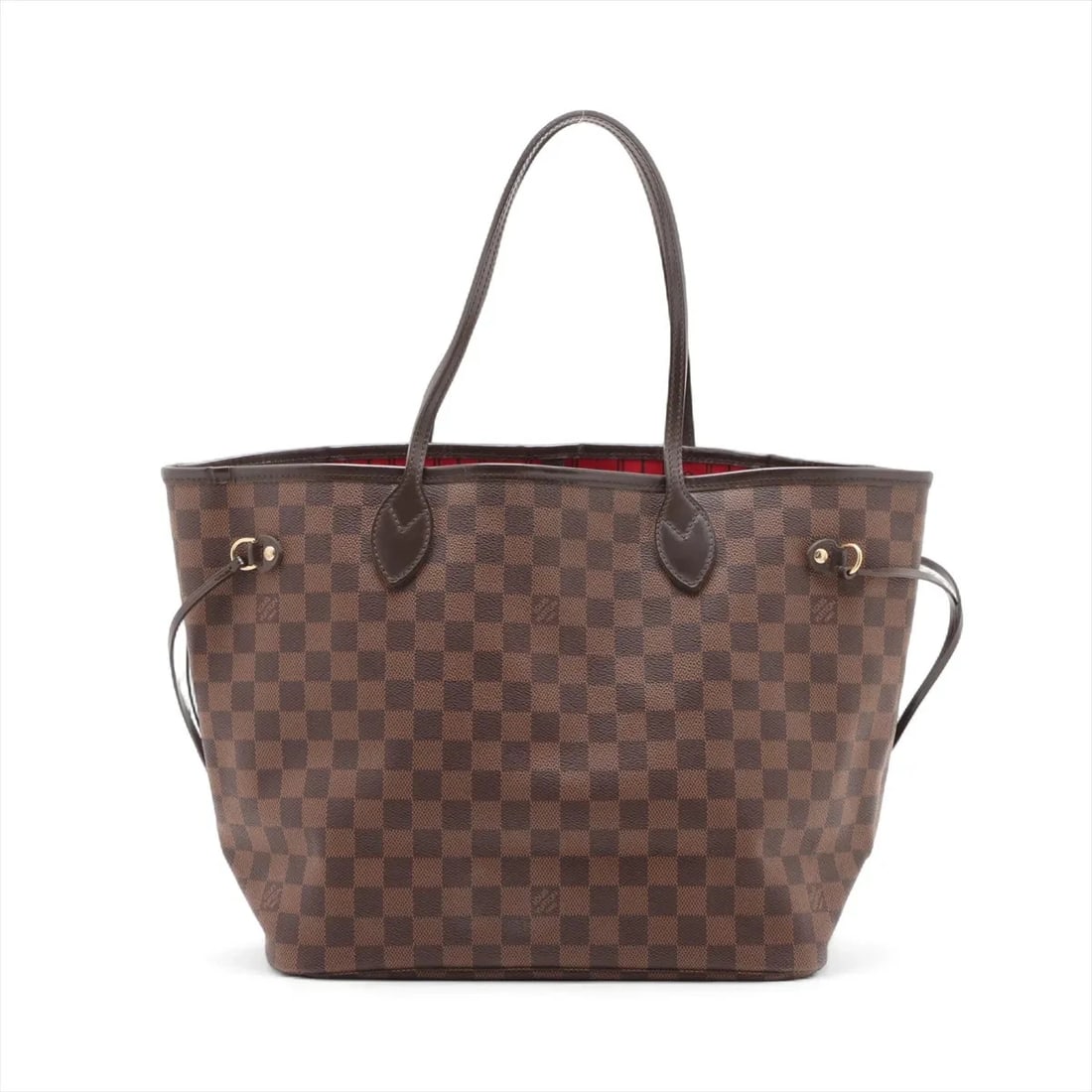 LOUIS VUITTON DAMIER NEVERFULL MM BROWN, TOTE BAG: Louis Vuitton Damier Neverfull MM Brown, Tote bag Brand: Louis Vuitton Type/Style: Tote bag Material: NONE Color: Brown Size: Height:11.4inch Length:13.0inch Depth:6.1inch Handle height:7.9inch Ac