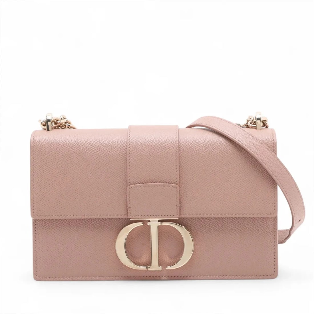 CHRISTIAN DIOR MONTAIGNE 30 LEATHER CHAIN SHOULDER BAG SHOULDER BAG: Christian Dior Montaigne 30 Leather Chain Shoulder Bag Shoulder bag Brand: Christian Dior Type/Style: Shoulder bag Material: Leather Color: Pink Size: Height:5.7inchLength:9.8inchDepth:3.5inch Acc