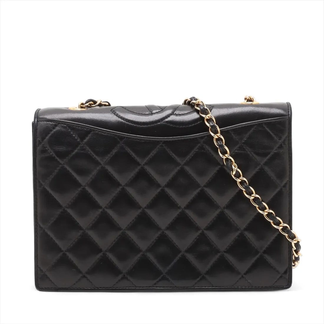 CHANEL MATELASSE LAMBSKIN SINGLE FLAP SINGLE CHAIN BAG SHOULDER BAG: Chanel Matelasse Lambskin Single Flap Single Chain Bag Shoulder bag Brand: Chanel Type/Style: Shoulder bag Material: Lambskin Color: Black Size: Height:6.7inchLength:9.3inchDepth:2.6inch Accessori