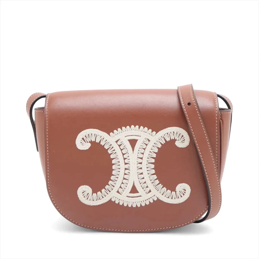 CELINE FOLCO CUIR TRIOMPHE LEATHER SHOULDER BAG SHOULDER BAG (1 of 7)