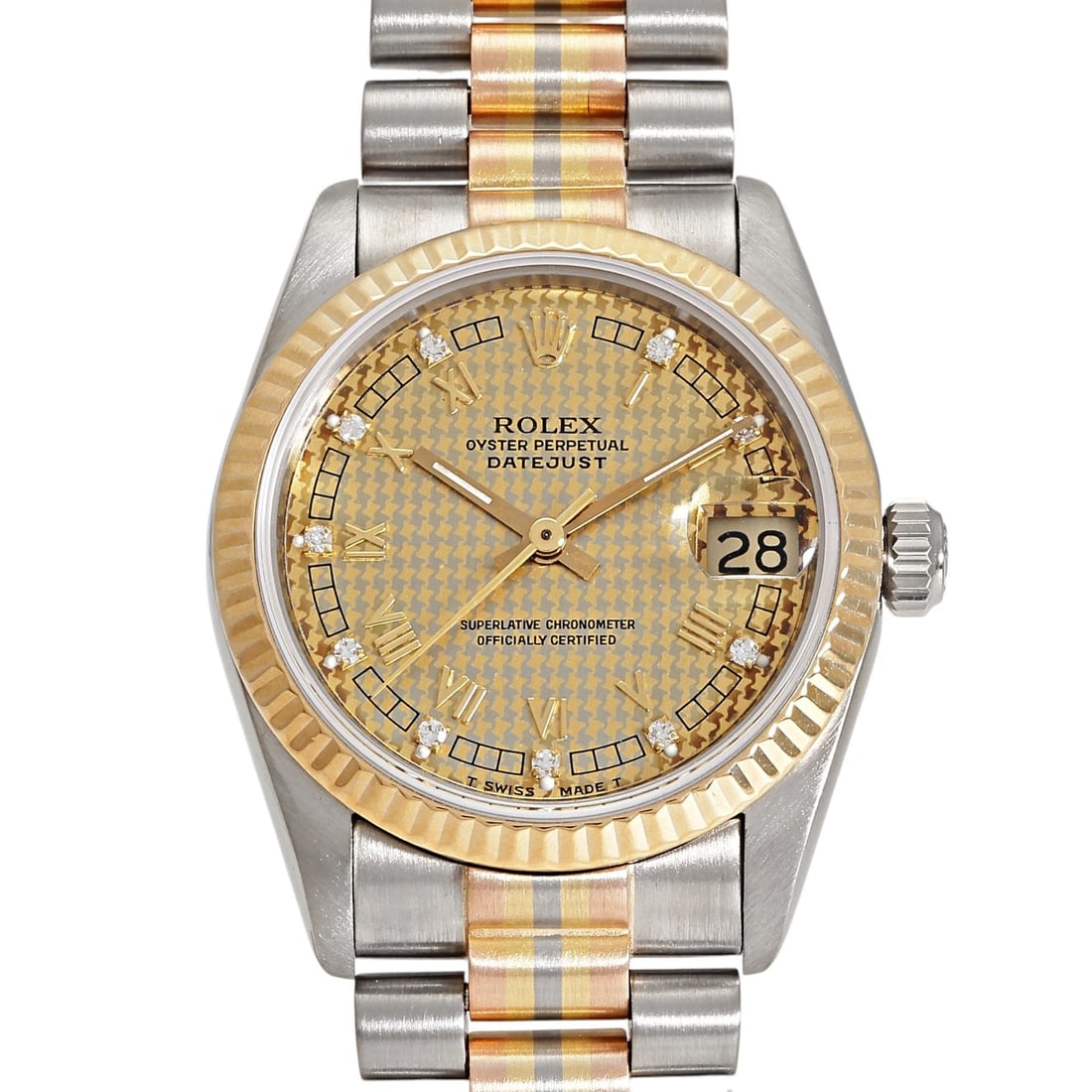 ROLEX DATEJUST TORIDOLL CHAMPAGNE/PD DIAL WATCH (1 of 3)