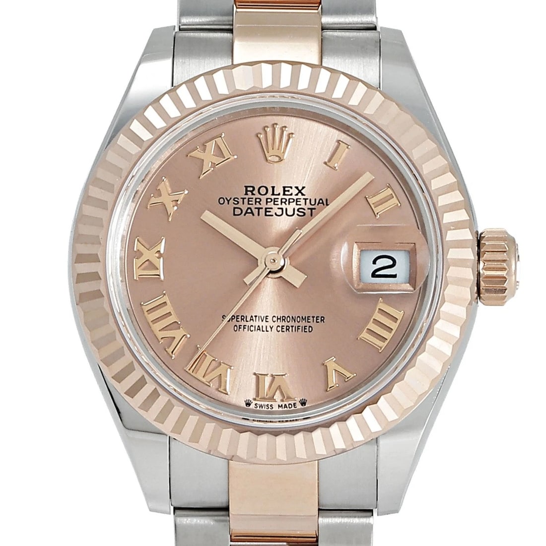 ROLEX DATEJUST ROSE/ROME DIAL WATCH - 2