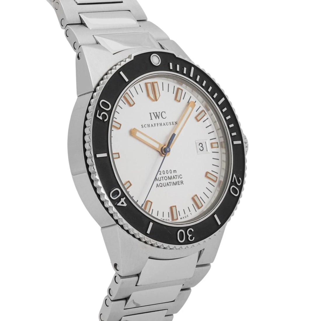 IWC AQUA TIMER GST BLACK DIAL WATCH - 3
