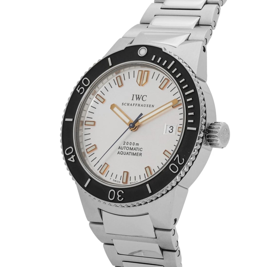 IWC AQUA TIMER GST BLACK DIAL WATCH - 4