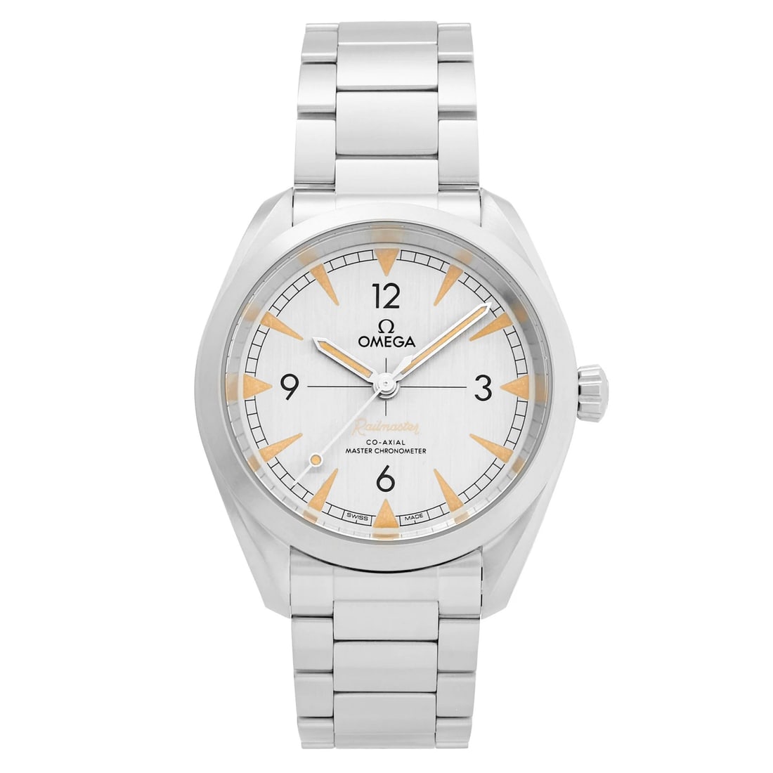 OMEGA SEAMASTER RAIL MASTER GRAY DIAL WATCH: OMEGA Seamaster Rail master gray Dial Watch Brand: OMEGA Type: Wristwatch Material: SS SS Color: Dial color gray Size: Bracelet size: 20.0cm Case size: 40.0mm Accessories: None Accessories