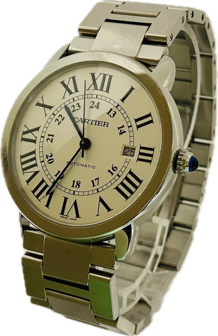 OMEGA SEAMASTER PRO QUARTZ WATCH: Omega Seamaster Pro Quartz Watch Brand: Cartier Type: Wristwatch Material: stainless steel Color: Dial color silver Size: Case (w) 42mm -Arm circumference approx. 17cm Accessories: None Accessories