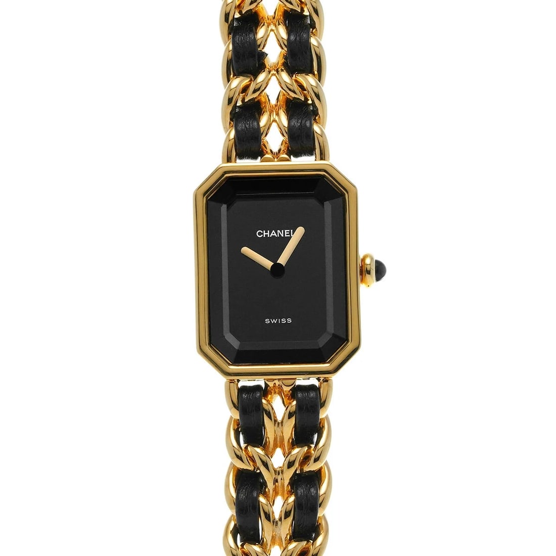 CHANEL PREMIERE S QUARTZ BLACK WATCH (1 of 4)