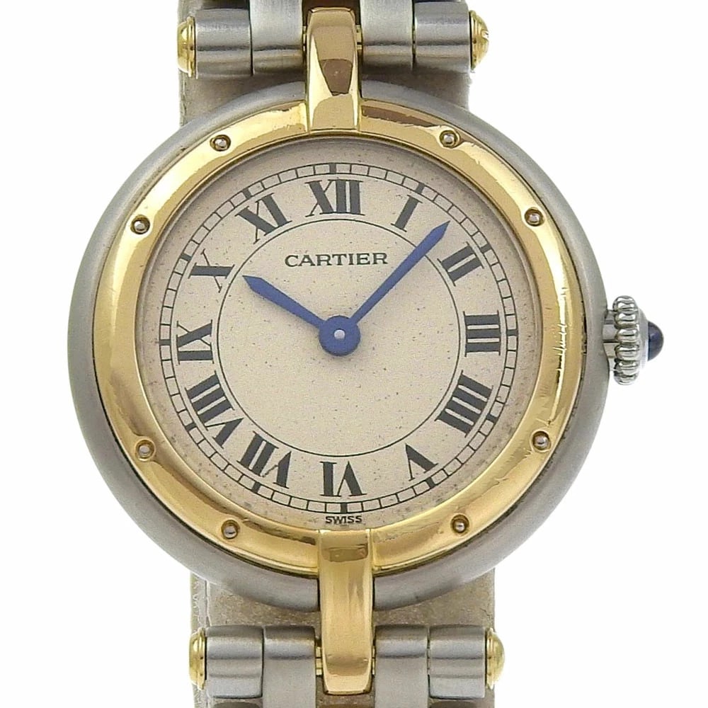 CARTIER PANTHERE SM QUARTZ WHITE DIAL WATCH: Cartier Panthere SM Quartz White Dial Watch Brand: Cartier Type: Wristwatch Material: ss/YG Color: Dial color White Size: Approximately 31mm (H) x 24mm (W) including lugs, excluding the crown.