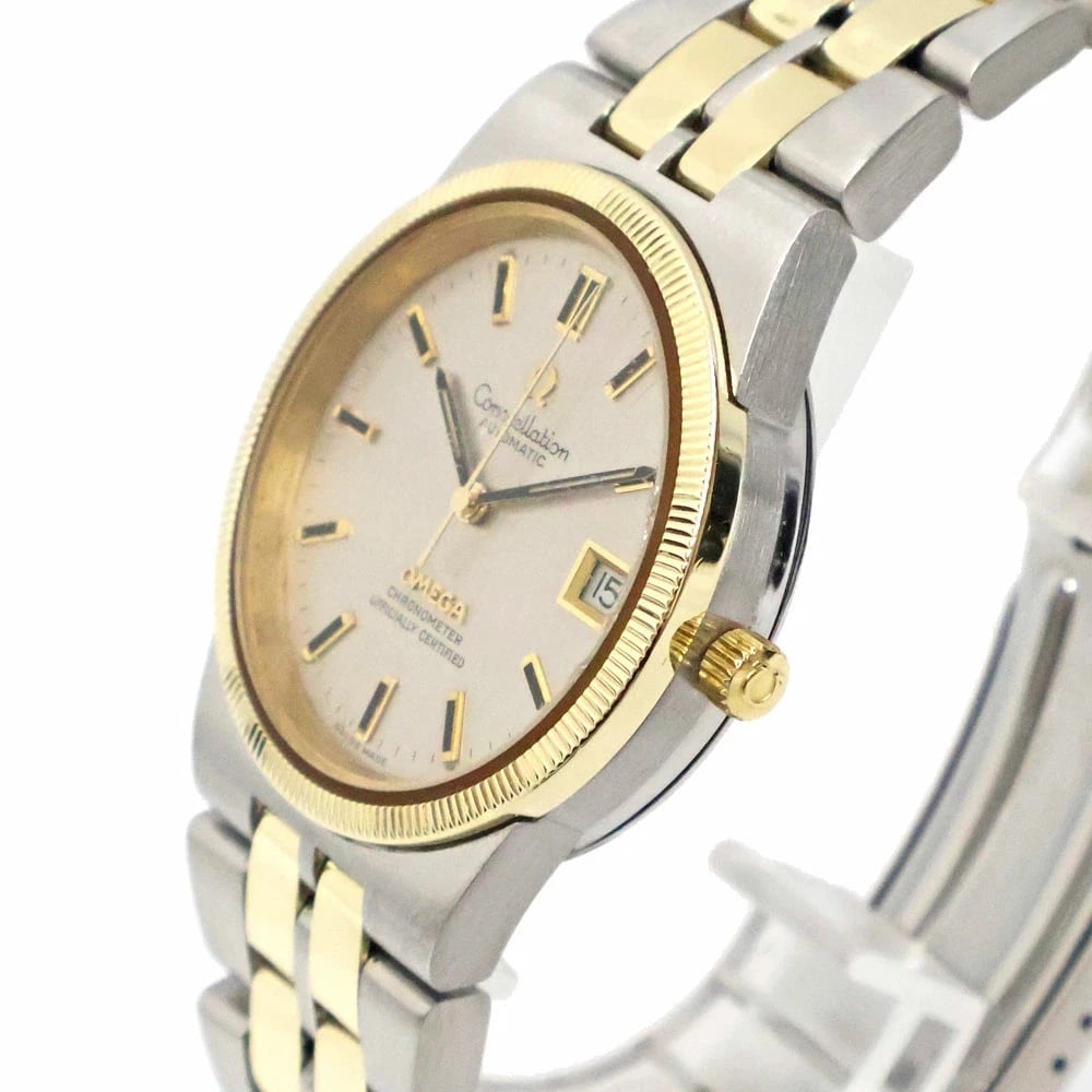 OMEGA CONSTELLATION AUTOMATIC SILVER DIAL WATCH - 2