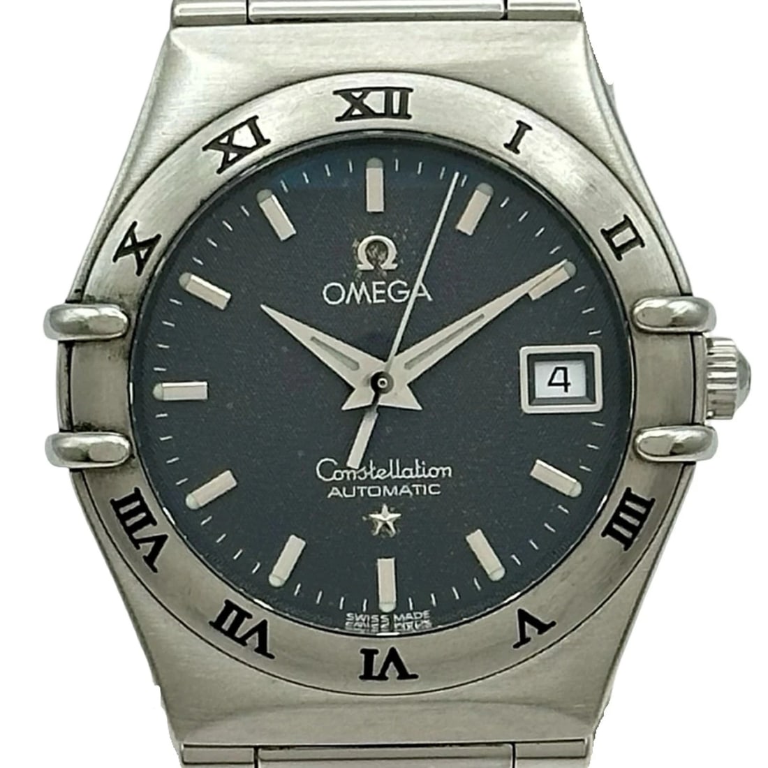 OMEGA CONSTELLATION AUTOMATIC GRAY WATCH: Omega Constellation Automatic Gray Watch Brand: OMEGA Type: Wristwatch Material: ss Color: Dial color white Size: Approx. 35mm case width Accessories: None Accessories Notice: When purchas