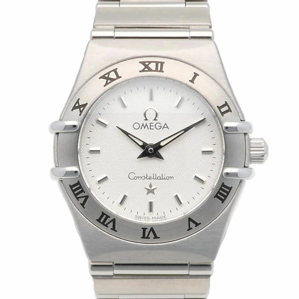 OMEGA CONSTELLATION MINI QUARTZ WATCH: Omega Constellation Mini Quartz Watch Brand: OMEGA Type: Wristwatch Material: ss Color: Dial color silver Size: Case Diameter: 22.0mm Accessories: None Accessories Notice: When purchasing