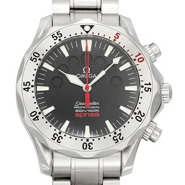 OMEGA SEAMASTER APNEA AUTOMATIC WATCH: OMEGA Seamaster Apnea Automatic Watch Brand: OMEGA Type: Wristwatch Material: ss Color: Dial color black Size: Case Diameter: Approximately 41.5mmArm Circumference Accessories: None Accessories