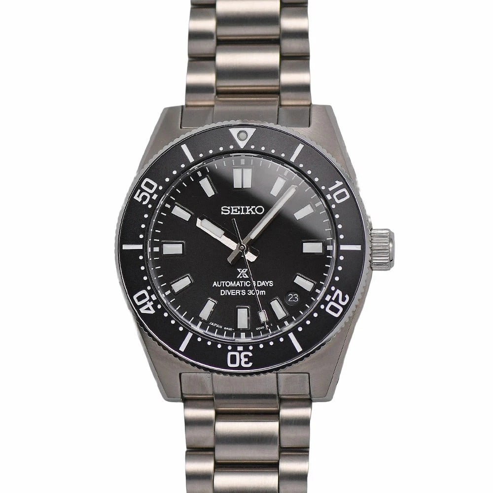 SEIKO PROSPEX DIVER SCUBA AUTOMATIC WATCH BLACK WATCH: Seiko Prospex Diver Scuba Automatic Watch Black Watch Brand: SEIKO Type: Wristwatch Material: ss Color: Dial color black Size: Case Diameter: Approx. 40mm (excluding the crown)Arm Circumference: