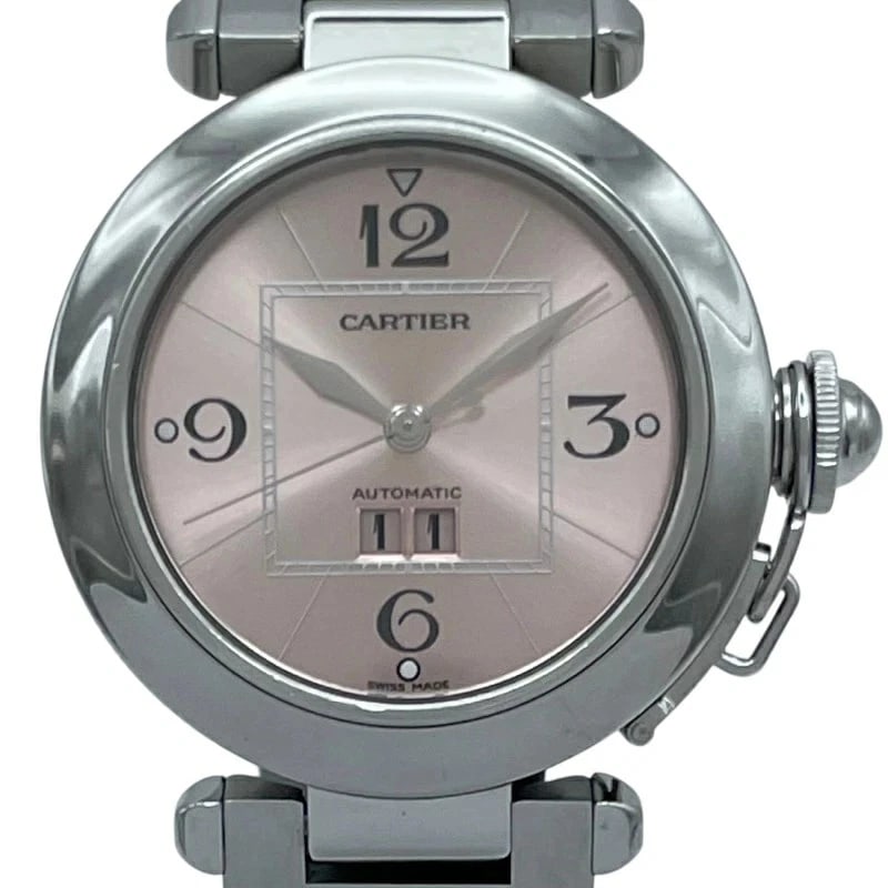 CARTIER PASHA C BIG DATE AUTOMATIC WATCH PINK WATCH (1 of 3)
