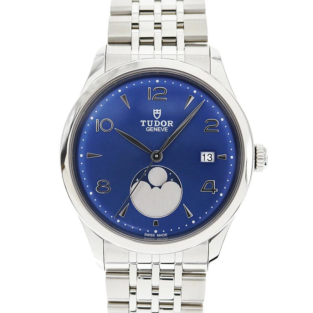 TUDOR LUNA AUTOMATIC WATCH BLUE WATCH (1 of 6)