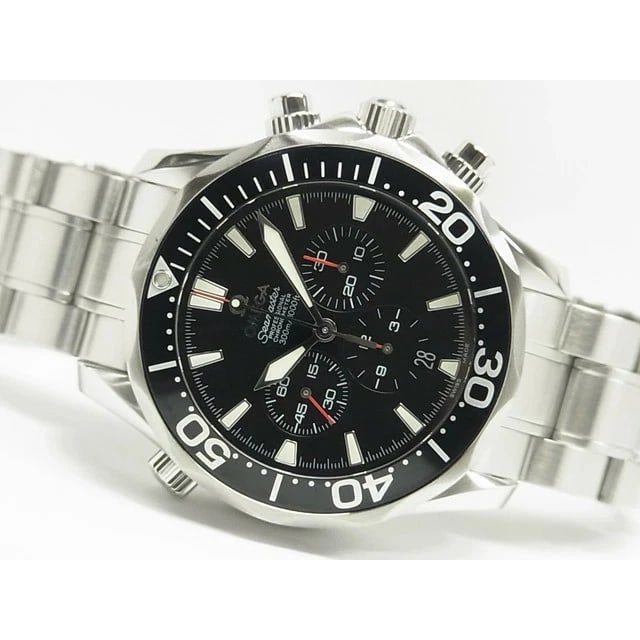 OMEGA SEAMASTER PROFESSIONAL CHRONO AUTOMATIC WATCH: Omega Seamaster Professional Chrono Automatic Watch Brand: OMEGA Type: Wristwatch Material: ss Color: Dial color black Size: Case diameter: Approximately 41.5MM Accessories: None Accessori