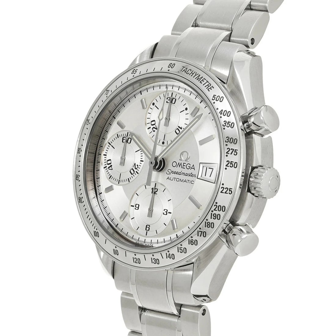 OMEGA SPEEDMASTER DATE SILVER WATCH - 2