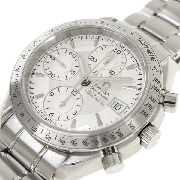 OMEGA SPEEDMASTER DATE WATCH AUTOMATIC STAINLESS WATCH - 2