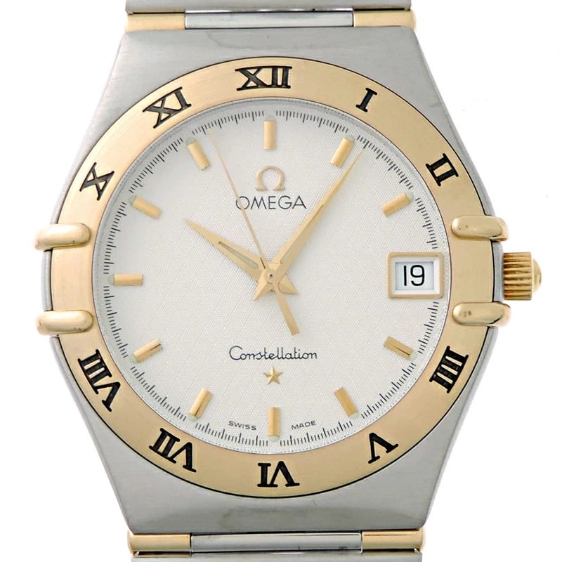 OMEGA CONSTELLATION QUARTZ WATCH SILVER WATCH: Omega Constellation Quartz Watch Silver Watch Brand: OMEGA Type: Wristwatch Material: ss YG Color: Dial color Silver Size: case: approx. 33.5mm Arm circumference: approx. 17.3cm Accessories: None