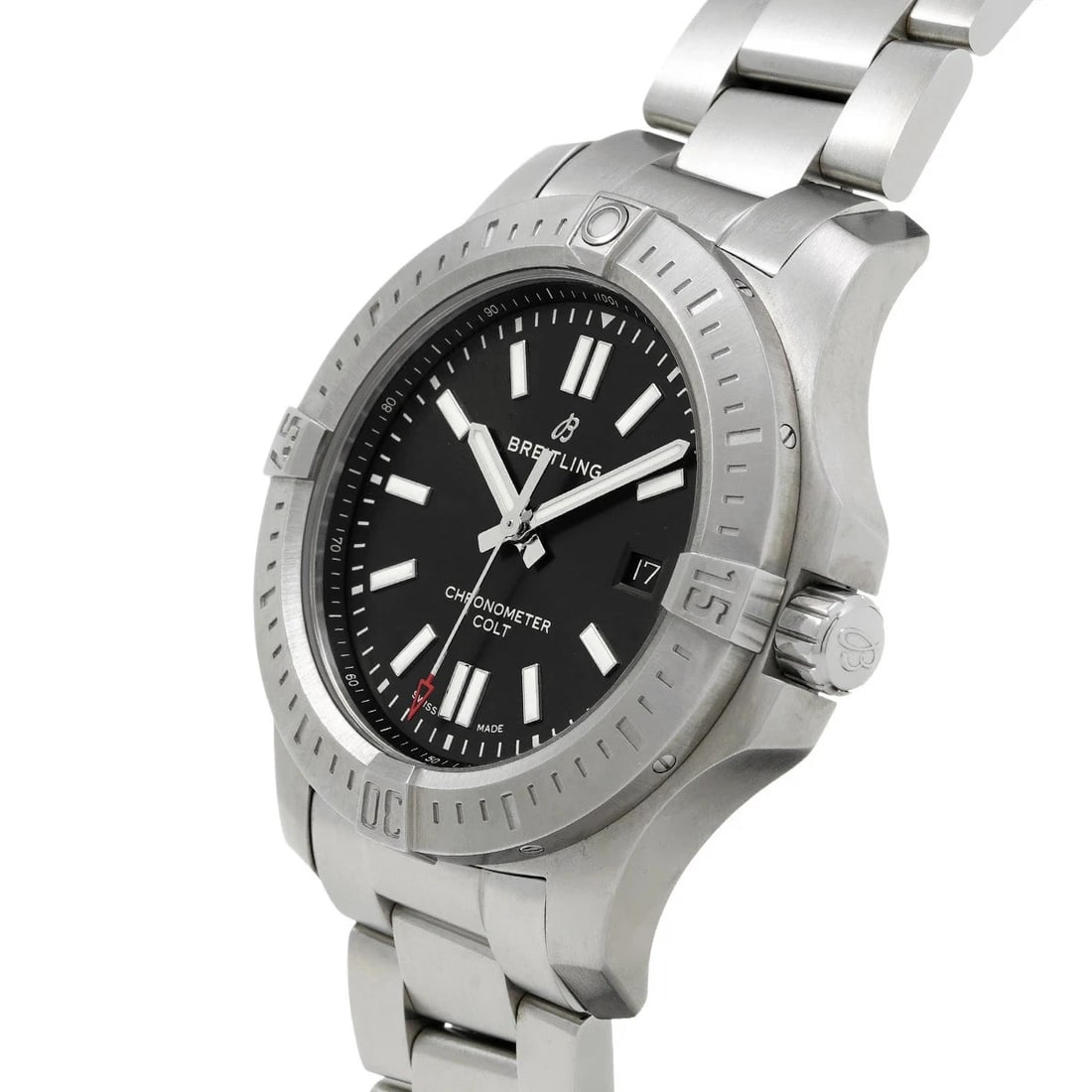 BREITLING COLT AUTOMATIC BLACK WATCH - 2