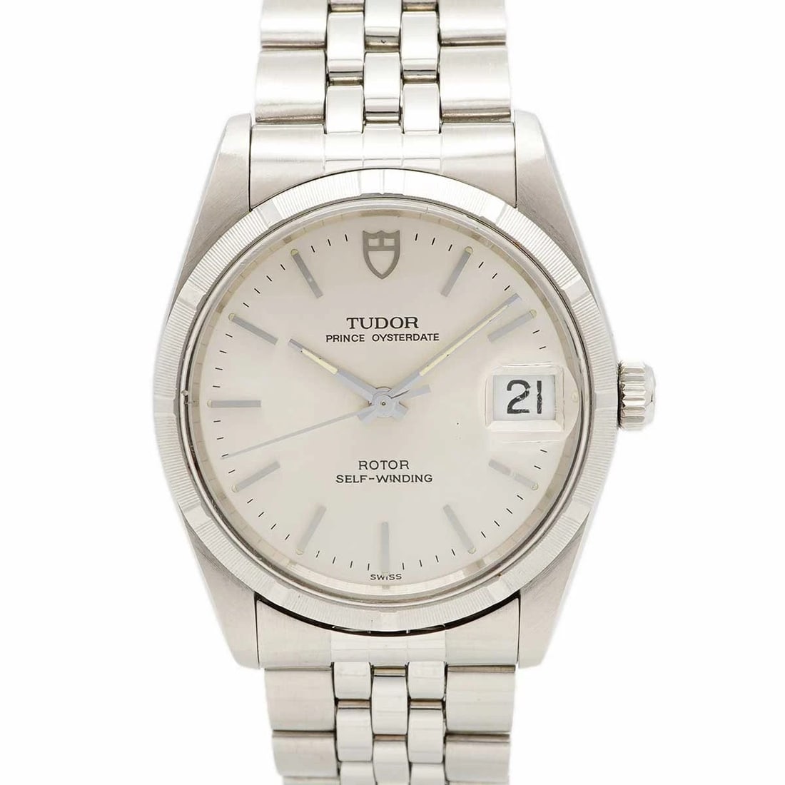 TUDOR PRINCE OYSTER DATE SILVER DIAL WATCH AUTOMATIC WATCH: Tudor Prince Oyster Date Silver Dial Watch Automatic Watch Brand: TUDOR Type: Wristwatch Material: Stainless Steel Color: Dial color Silver Size: Case: Width approx. 33.9mm Arm circumference: approx. 