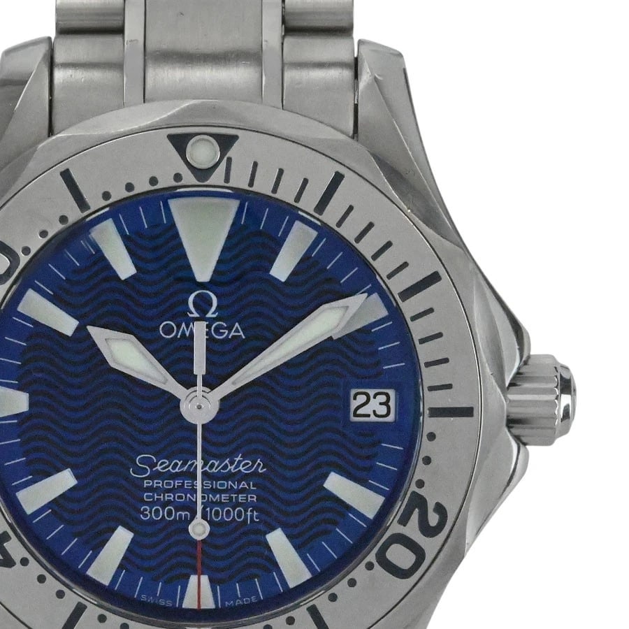 OMEGA SEAMASTER PROFESSIONAL CHRONOMETER BLUE DIAL WATCH: OMEGA Seamaster Professional Chronometer Blue Dial Watch Brand: OMEGA Type: Wristwatch Material: Stainless Steel Color: Dial color blue Size: Case diameter approx.: 36mm Accessories: None Accessories