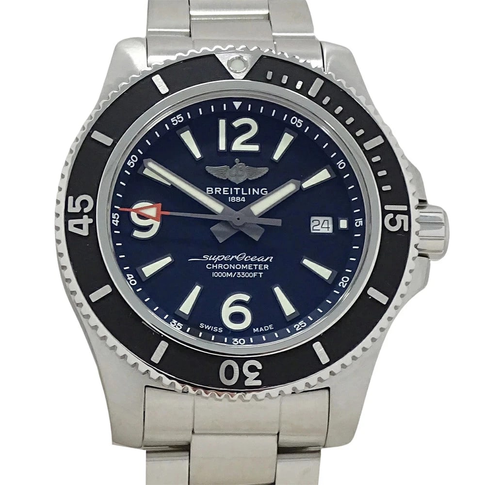 BREITLING SUPER OCEAN AUTOMATIC WATCH BLACK WATCH - 2