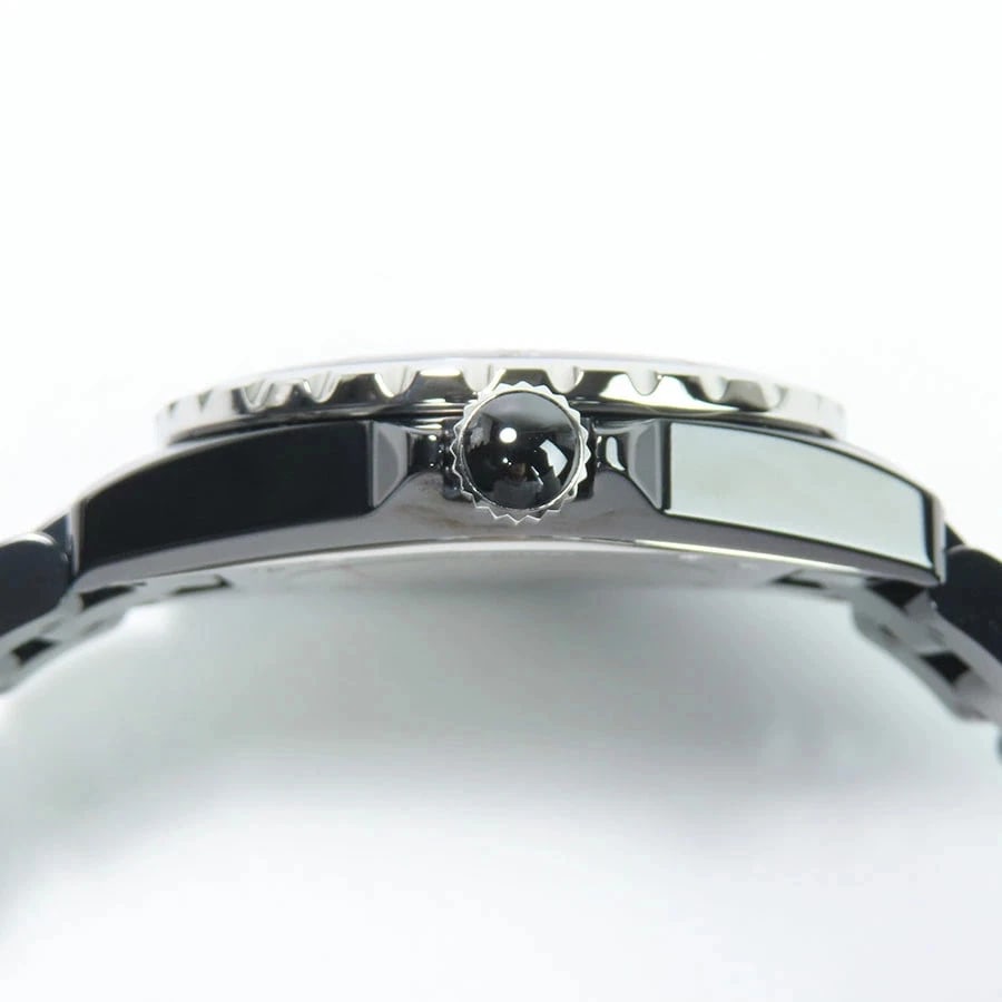 CHANEL J12 AUTOMATIC WATCH BLACK DATE WATCH - 2