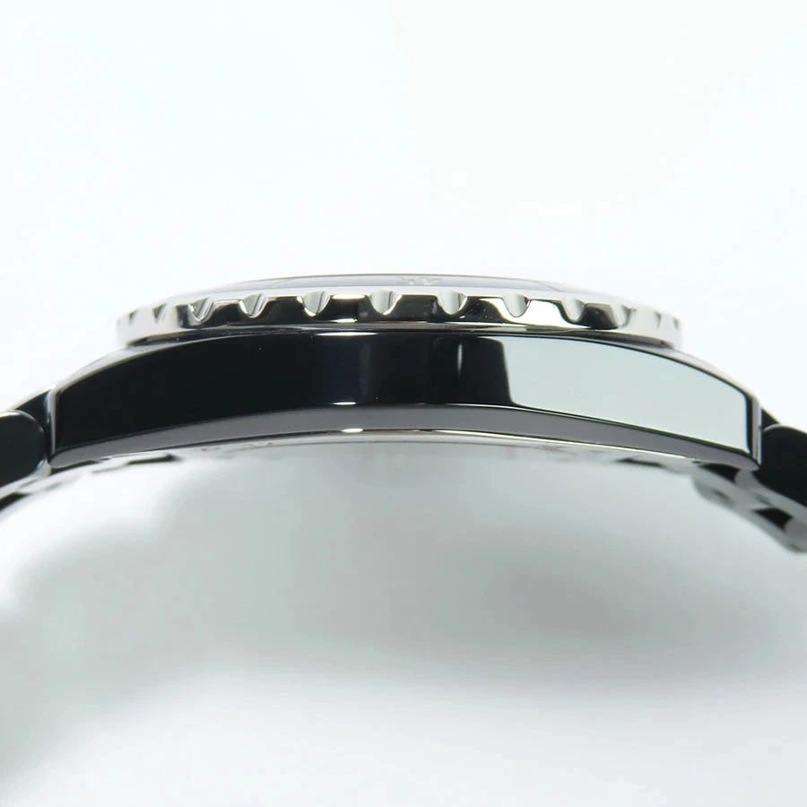 CHANEL J12 AUTOMATIC WATCH BLACK DATE WATCH - 3