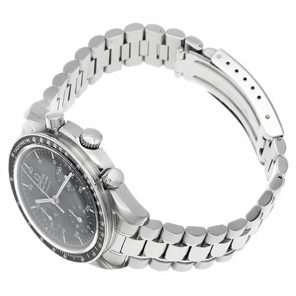 OMEGA SPEEDMASTER CHRONOGRAPH BLACK DIAL AUTOMATIC WATCH - 2