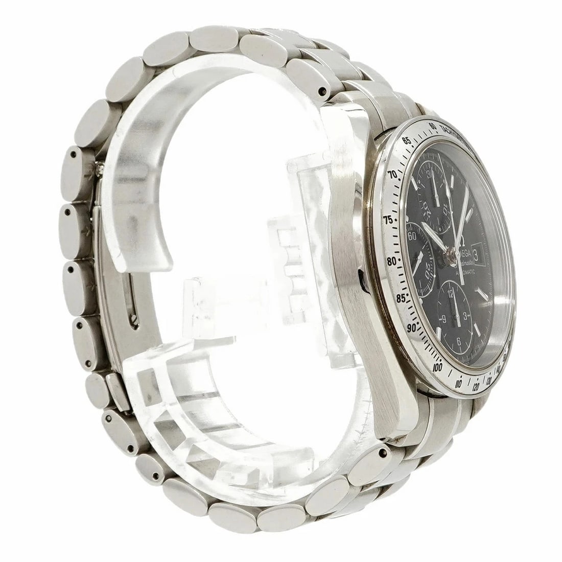 OMEGA SPEEDMASTER BLACK DIAL WATCH AUTOMATIC WATCH - 3